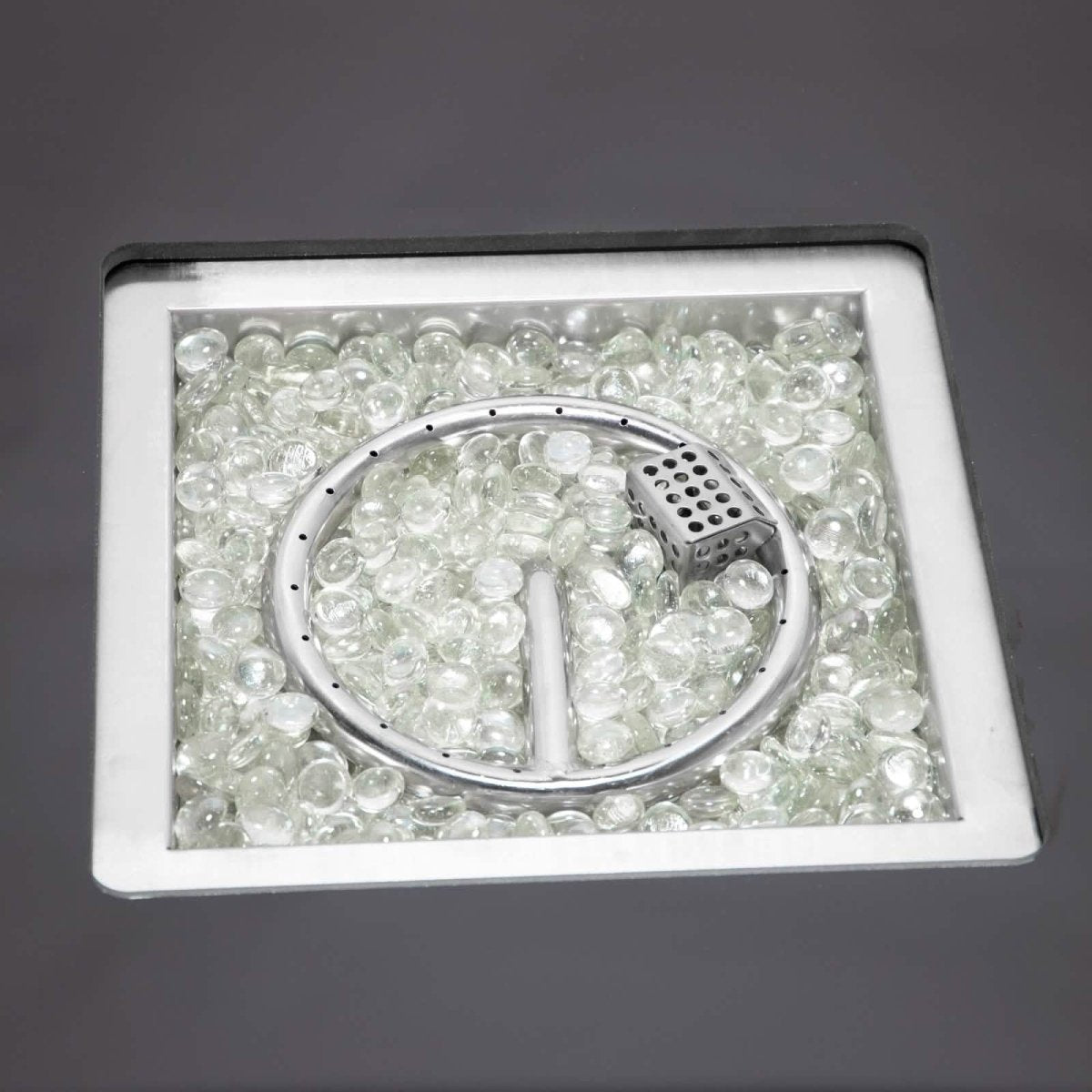 Walbrooke Outdoor Patio Square Fire Pit and Tank Holder