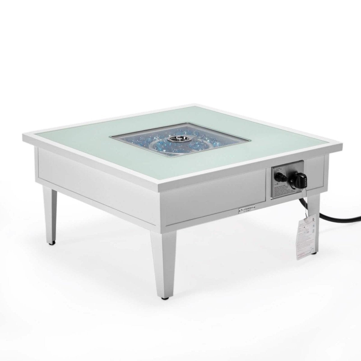 Walbrooke Outdoor Patio Square Fire Pit and Tank Holder