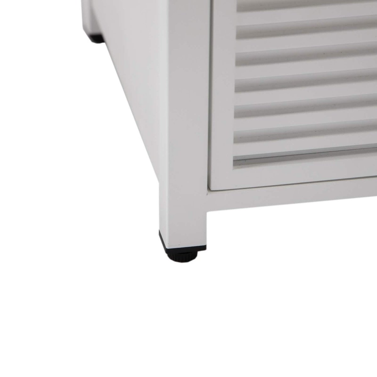 Walbrooke Outdoor Patio Square Fire Pit and Tank Holder with Slats Design