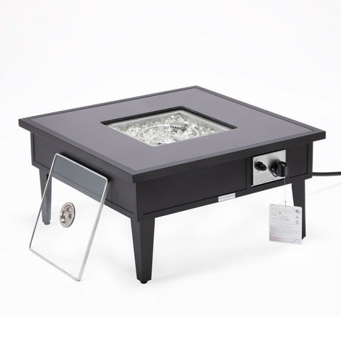 Walbrooke Outdoor Patio Square Fire Pit and Tank Holder