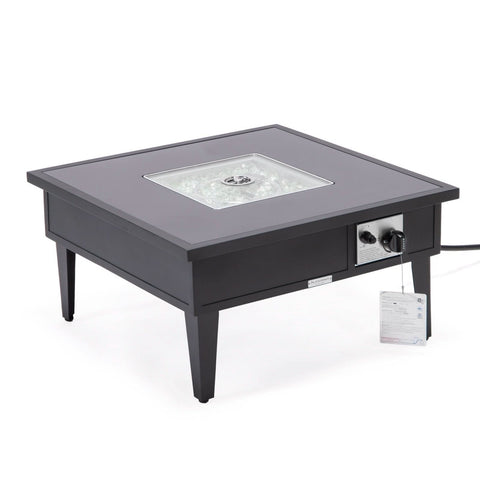 Walbrooke Outdoor Patio Square Fire Pit and Tank Holder