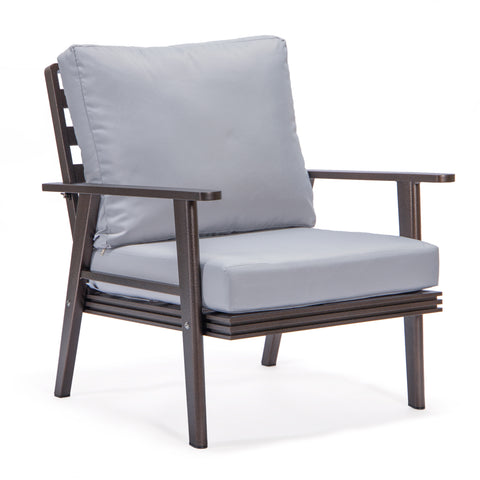 Walbrooke Aluminum Patio Conversation With Fire Pit Table & Tank Holder