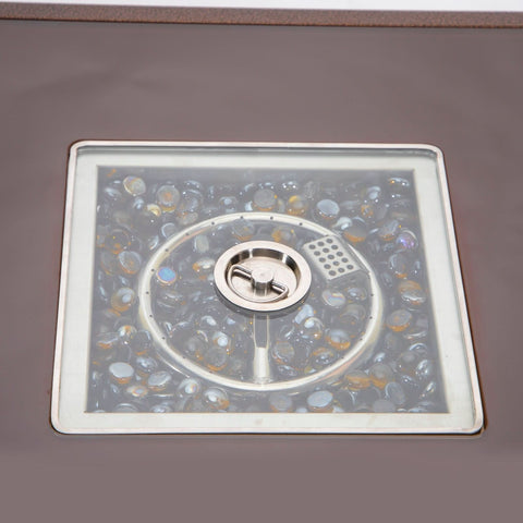Walbrooke Outdoor Patio Square Fire Pit and Tank Holder