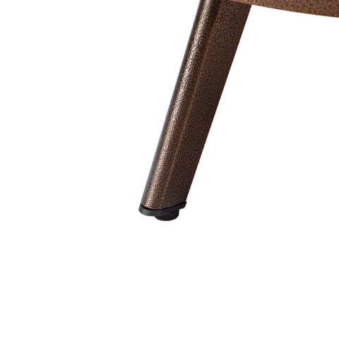 Walbrooke Modern Outdoor Round Fire Pit Table with Powder-Coated Aliuminum Frame and Slats/Non Slats Design