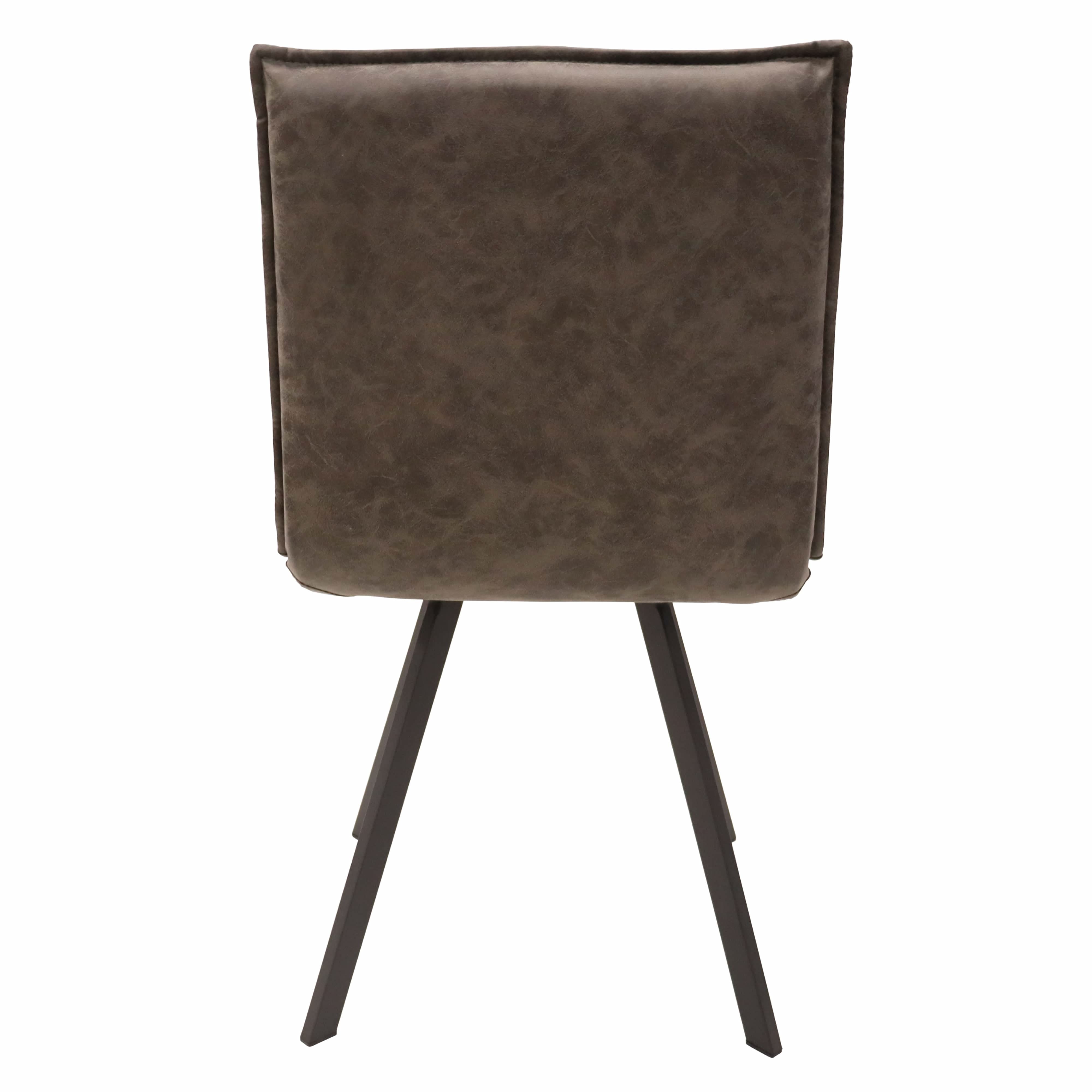 Bristol 5-Piece Dining Set with 36" Round Dining Table with Cognac Brown MDF Top and Black Base 4 Leather Dining ChairsElevate your dining experience with the Bristol 5-Piece Dining Set. Featuring a sleek 36" round table with a Cognac Brown MDF top and a