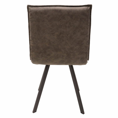 Bristol 5-Piece Dining Set with 36" Round Dining Table with Cognac Brown MDF Top and Black Base 4 Leather Dining ChairsElevate your dining experience with the Bristol 5-Piece Dining Set. Featuring a sleek 36" round table with a Cognac Brown MDF top and a