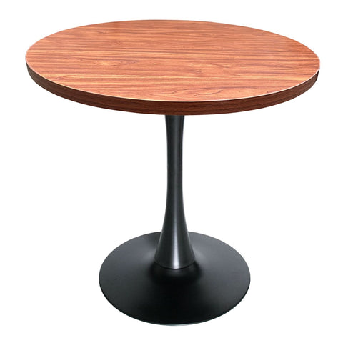 Bristol 5-Piece Dining Set with 36" Round Dining Table with Cognac Brown MDF Top and Black Base 4 Leather Dining ChairsElevate your dining experience with the Bristol 5-Piece Dining Set. Featuring a sleek 36" round table with a Cognac Brown MDF top and a