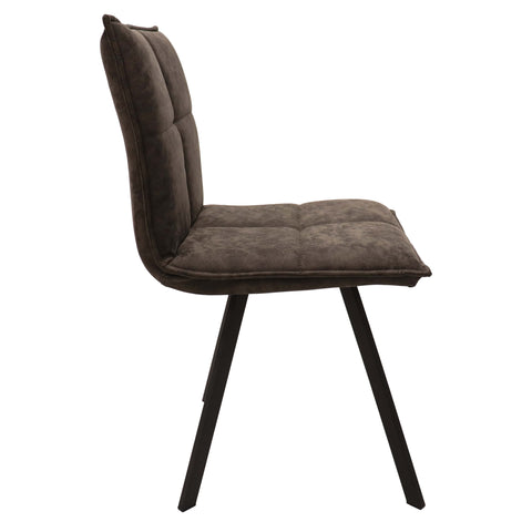 Bristol 5-Piece Dining Set with 35" Round Dining Table with White Sintered Stone Top and Black Base 4 Leather Dining ChairsExperience the perfect balance of modern design and durability with the Bristol 5-Piece Dining Set. The sleek 35" round table featur