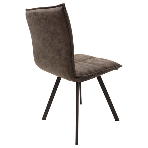 Bristol 5-Piece Dining Set with 35" Round Dining Table with White Sintered Stone Top and Black Base 4 Leather Dining ChairsExperience the perfect balance of modern design and durability with the Bristol 5-Piece Dining Set. The sleek 35" round table featur