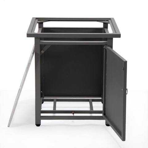 Walbrooke Outdoor Patio Square Fire Pit and Tank Holder