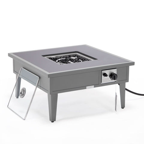 Walbrooke Outdoor Patio Square Fire Pit and Tank Holder