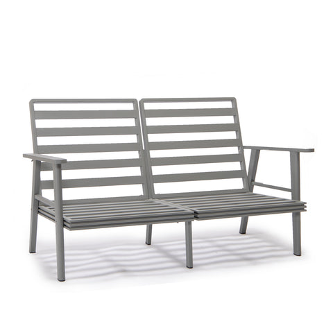 Walbrooke Aluminum Patio Conversation With Fire Pit Table & Tank Holder