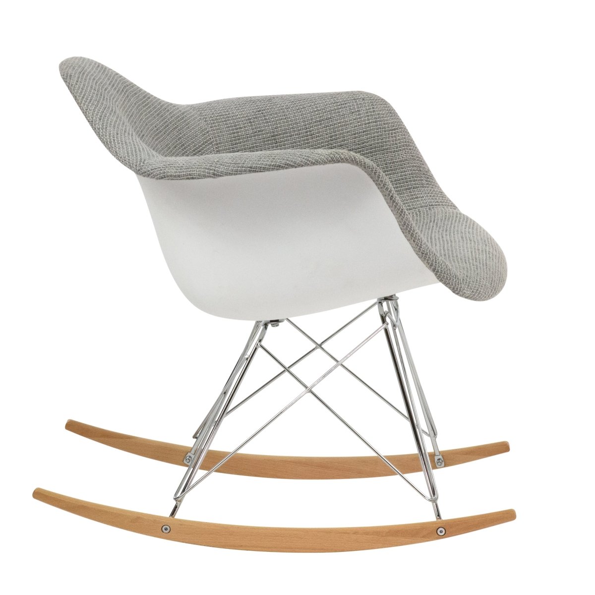 Willow Modern Fabric Eiffel Base Accent Side Chair