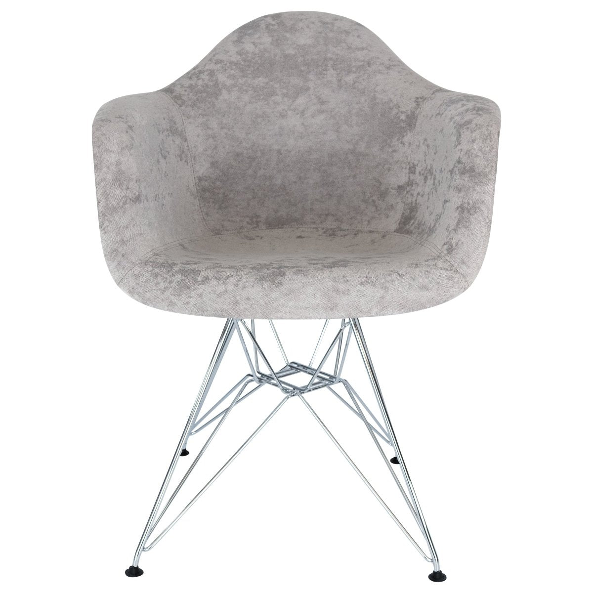 Willow Modern Fabric Eiffel Base Accent Side Chair