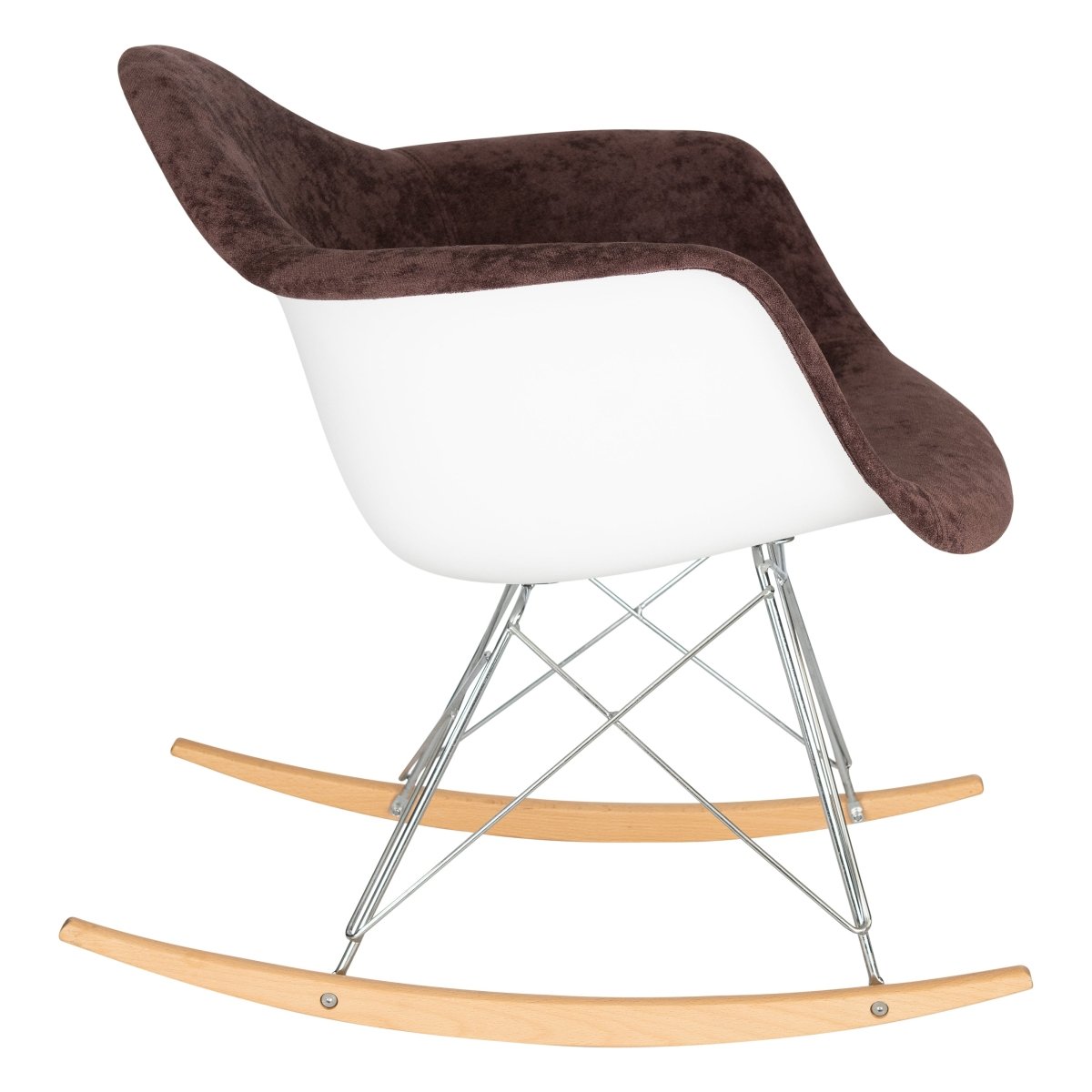 Willow Modern Fabric Eiffel Base Accent Side Chair