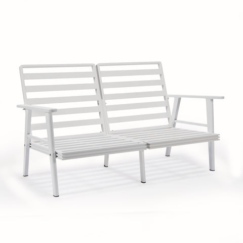 Walbrooke Aluminum Patio Conversation With Fire Pit Table & Tank Holder