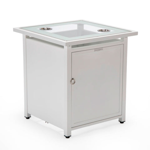 Walbrooke Outdoor Patio Square Fire Pit and Tank Holder