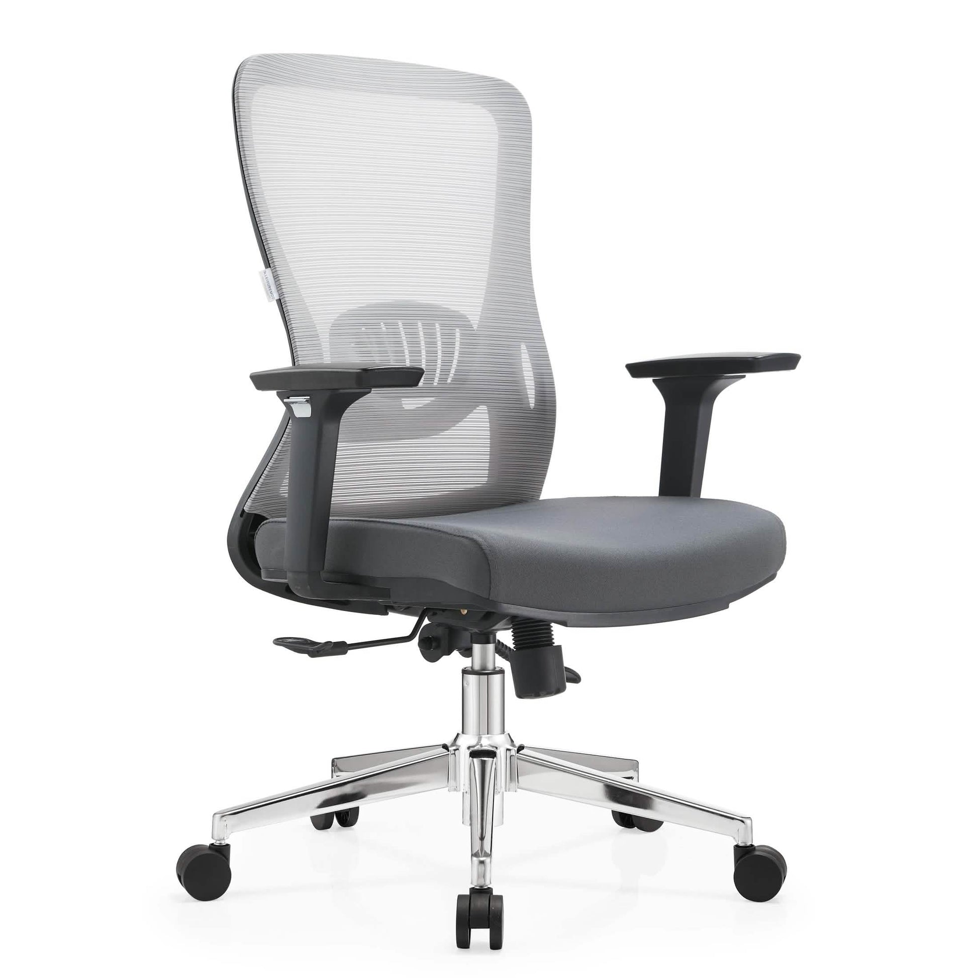 Adorit Series Ergonomic Office Chair with Mesh Back and Upholstered Seat Grey Office Chair Your Vendor Name