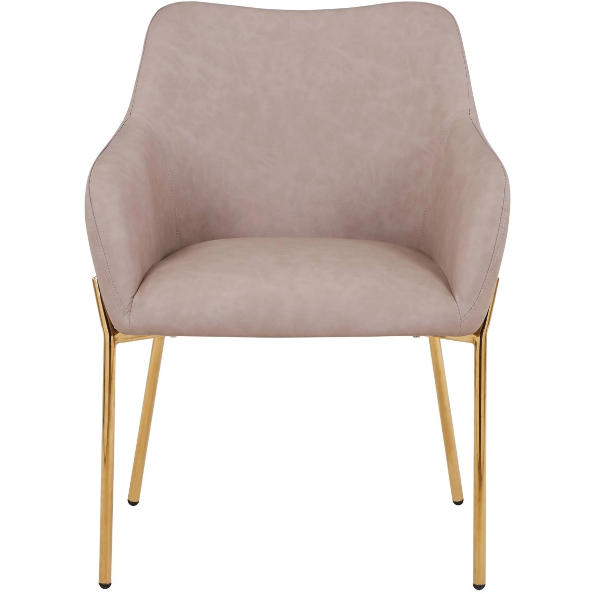 Zaire Upholsters Dining Chair in Velvet/Leather/Boucle with Gold Chrome Iron Set of 4