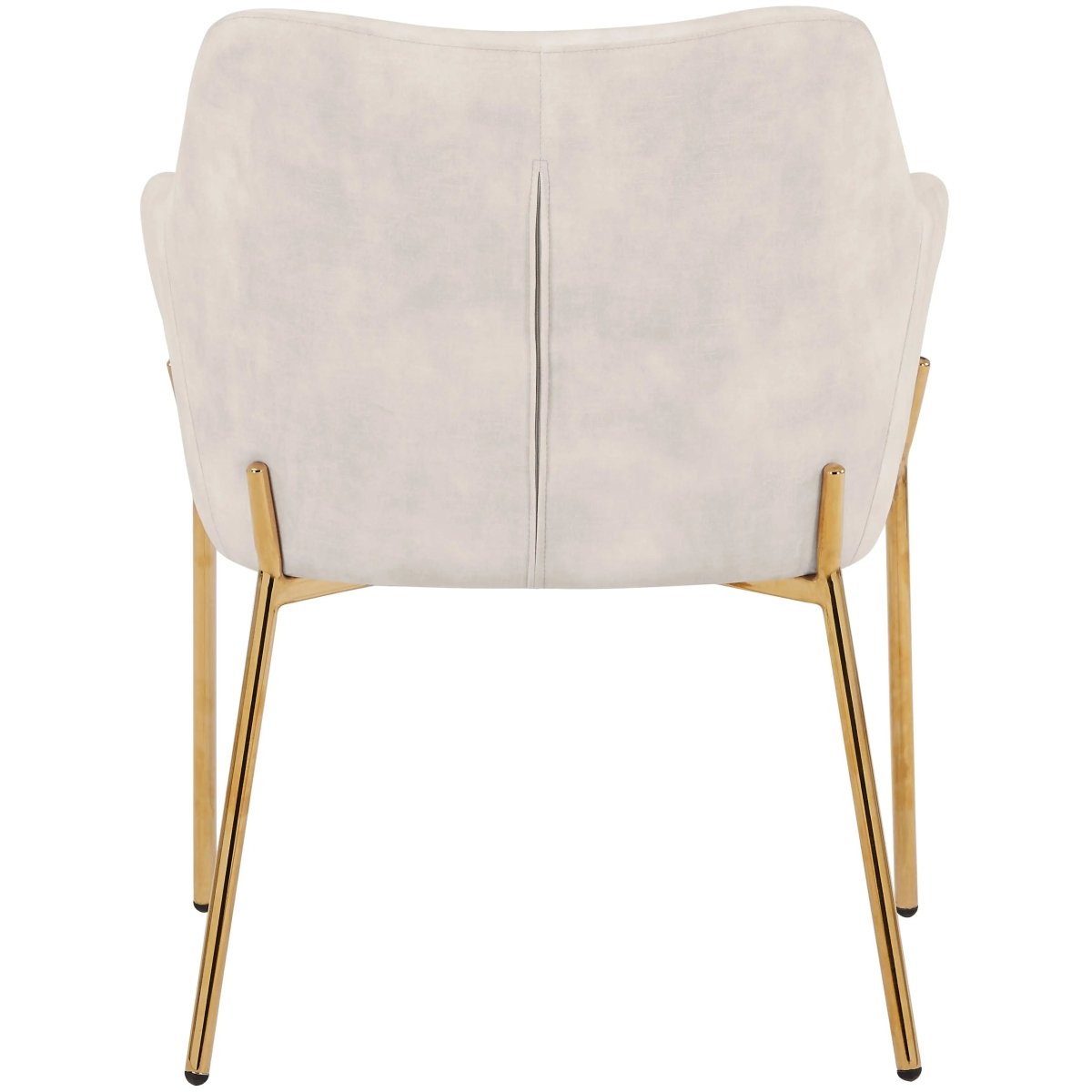 Zaire Upholsters Dining Chair in Velvet/Leather/Boucle with Gold Chrome Iron Set of 4