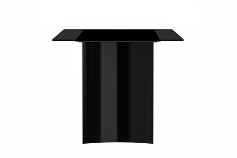 Zara Rectangular Dining Table with Glass/Sintered Stone Top and Stainless Steel Base